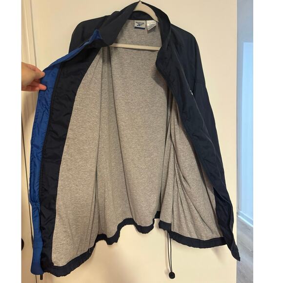 Reebok Windbreaker Jacket Blue Size XXL - Picture 6 of 6